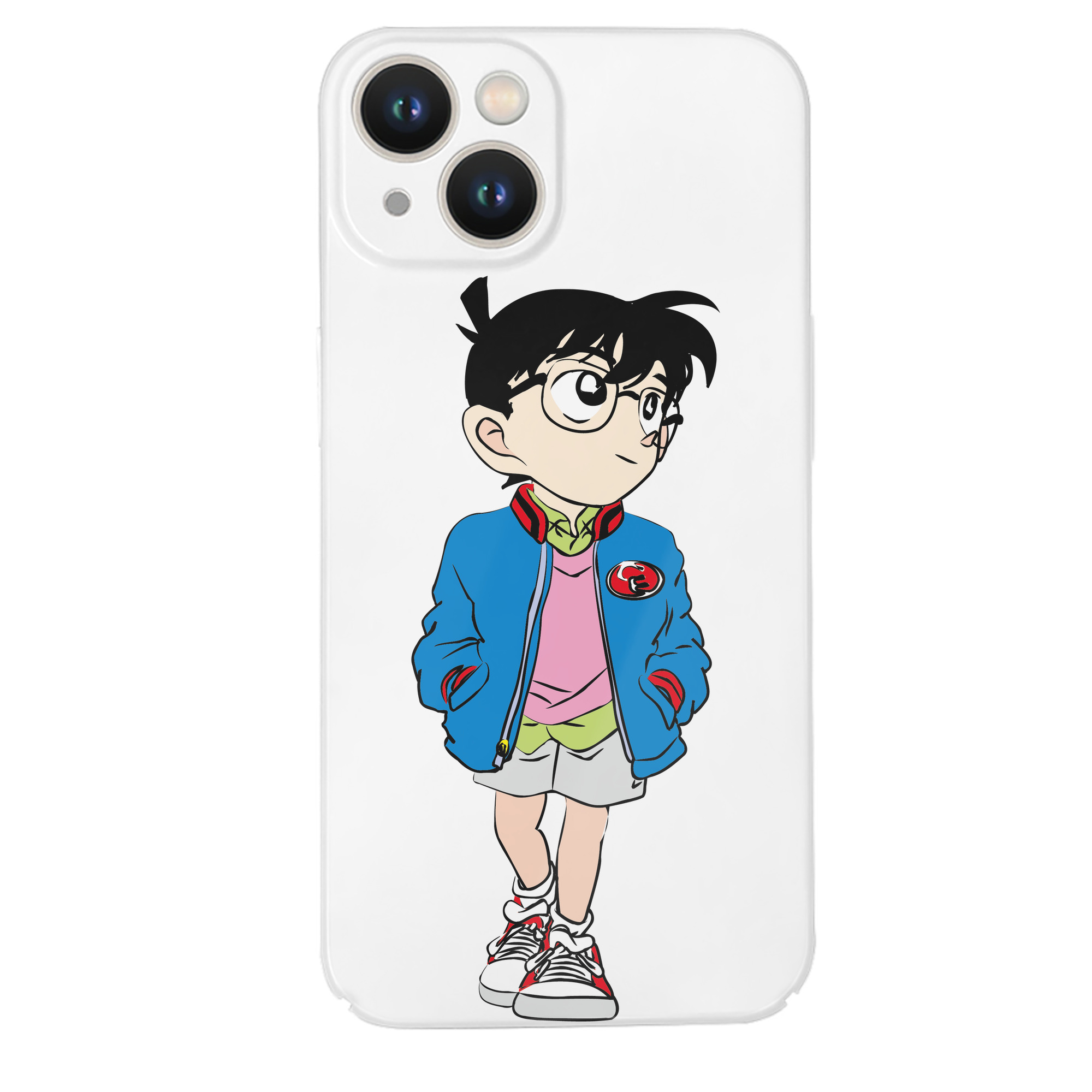 （画像用） 名探偵コナン 江戸川 コナン Detective Conan Conan Edogawa 【iPhone 14シリーズ対応】ハードケース